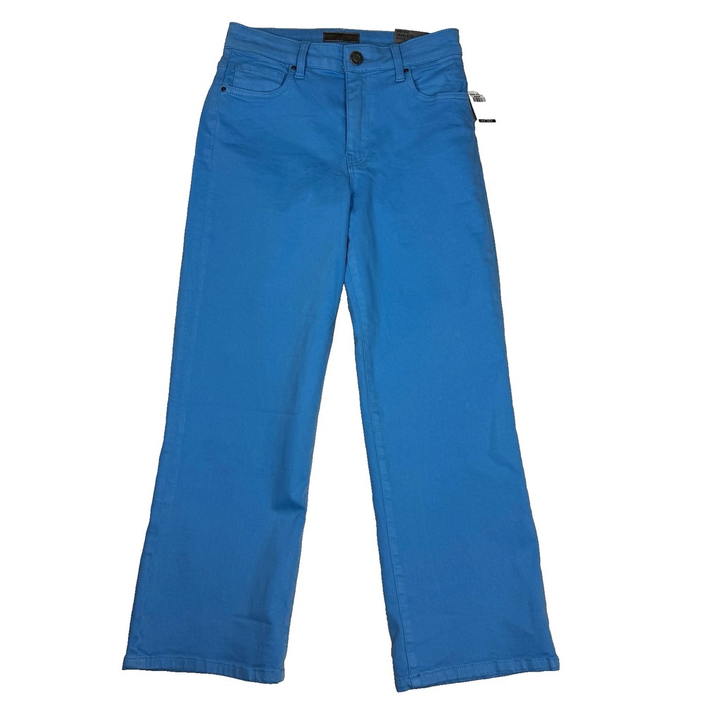 Kut From The Kloth NWT 0 Womens High Rise Charlotte Culotte Blue Pants